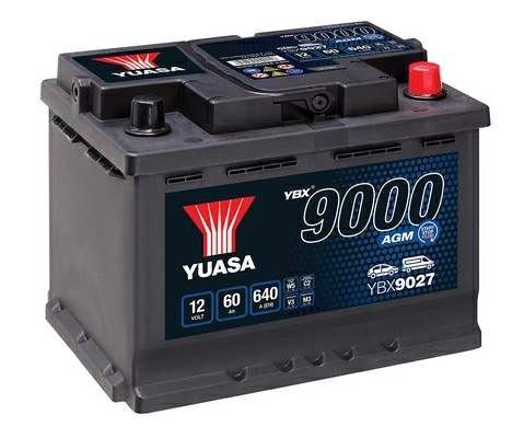 YUASA Batterie 11464552 12V. 60Ah. 640A. AGM Start Stop
Spannung [V]: 12, Kälteprüfstrom EN [A]: 640, Batterie-Kapazität [Ah]: 60, Gewicht gefüllt [kg]: 17,7, Anschlusstechnik: T1, Länge [mm]: 242, Breite [mm]: 175, Höhe [mm]: 190, Endpolart: T1, Batterie: mit Handgriffen, AGM-Batterie, Bodenleistenausführung: B03, Polanordnung: 0