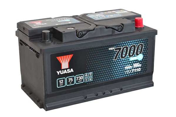 YUASA Batterie 11464546 12V. 75Ah. 730A. EFB Start Stop
Spannung [V]: 12, Kälteprüfstrom EN [A]: 730, Batterie-Kapazität [Ah]: 75, Gewicht gefüllt [kg]: 19,8, Anschlusstechnik: T1, Länge [mm]: 317, Breite [mm]: 175, Höhe [mm]: 175, Batterie: mit Handgriffen, mit Ladezustandsanzeige, Bodenleistenausführung: B03, Polanordnung: 0