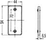 HELLA Rückstrahler (universal) 10905471 Montageart: geschraubt, Anzahl der Leuchtefunktionen: 1, Lichtscheibenfarbe: rot, wirksame Rückstrahlfläche [cm2]: 29 
Montageart: geschraubt, Anzahl der Leuchtefunktionen: 1, Leuchtefunktion: mit Rückstrahllicht, Lichtscheibenfarbe: rot, Breite [mm]: 94, Höhe [mm]: 44, Dicke/Stärke [mm]: 7, wirksame Rückstrahlfläche [cm2]: 33, Zulassungsart: ECE-geprüft, CCC-geprüft, ADR/GGVS-geprüft, Montage/Demontage durch Fachpersonal erforderlich!: 3.