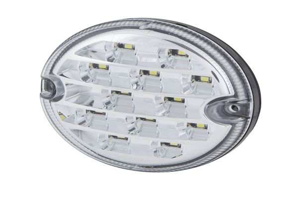 HELLA Reversing light (universal) 371936 Mounting Type: Fitting, Number of LEDs: 17, Number of light functions: 1, Diameter [mm]: 95, Housing Colour: Black, Lamp Type: LED, Rated Voltage [V]: 12, 24 Brief Information: *** The HELLA VALUEFIT principle:
Mounting Type: Fitting, Fastening Type: 2-point attachment, Light Design: LED, Lamp Type: LED, Voltage [V]: 12, 24, Fitting Position: Rear, Diameter [mm]: 95, Light Function: with reverse light, Number of light functions: 1, Fulfils ECE norm: R23, R10, Plug Type: open cable ends, Protect 1.