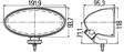 HELLA Headlamp 369854/2 Comet FF300 Basalt gray cap
Mounting Type: Bolted, Fastening Type: Swivelling Mounting Bracket, Light Design: Halogen, Lamp Type: H3, Voltage [V]: 12, Fitting Position: Left, Right, Height [mm]: 94, Overall Height [mm]: 118, Width [mm]: 192, Depth [mm]: 96, Light Function: with high beam, Number of light functions: 1, Fulfils ECE norm: R8, Reference number: 17,5, Housing Colour: Basalt Grey, Lens Colour: Crystal clear, Frame Colour: Silver, Shape: oval, Housing Type: Metal Housing, Diffusing Le 2.