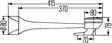 HELLA Horn 399822/2 Voltage [V]: 24, Power Consumption [W]: 20, Sound Level [dB(A)]: 115, Frequency range from [Hz]: 300, Frequency range to [Hz]: 350, Fulfils ECE norm: R28, Registration Type: ECE approved, Signal: Low Tone, High Tone, Housing Colour: Chrome/Black, Operating Mode: Electric, Overall Height [mm]: 80, Width [mm]: 160, Height [mm]: 78, Length [mm]: 415, Pressure from [bar]: 4,0, Pressure to [bar]: 8,5, Mounting Type: Pipe-neck, Plug Type: Blade Terminal, Supplementary Article/Supplementary Info: with 2.