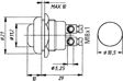 HELLA Schalter 398821/2 Montageart: geschraubt, Anschlussanzahl: 2, Belastbarkeit bei 12V: 12A, Belastbarkeit bei 24V: 5A, Betätigungsart: Druckbetätigung, Blechdicke [mm]: 10, Bohrung-O [mm]: 18,5, Schalterfunktion: Schließer, Steckerausführung: Schraubkontakt, Montage/Demontage durch Fachpersonal erforderlich!: 2.