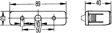 HELLA Licenseplate illumination (universal) 376087/2 Mounting Type: Screw Connection, mounting, Light Design: Halogen, Lamp Type: C5W, Voltage [V]: 6, 12, 24, Fitting Position: Left, Right, outer, Height [mm]: 23, Width [mm]: 40, Length [mm]: 89, Light Function: with number plate light, Number of light functions: 1, Fulfils ECE norm: R4, Housing Colour: Black, Lens Colour: Crystal clear, Supplementary Article/Info 2: without bulbs, Assy./disassy. by qualified personnel required!: 2.