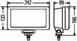 HELLA Nebelscheinwerfer (universal) 393588/2 Montageart: Anbau, Lampenart: H3, Nennspannung [V]: 12, 24, Breite [mm]: 242, Höhe [mm]: 133, Einbauseite: links, rechts, Ergänzungsartikel/Ergänzende Info 2: ohne Glühlampen, Anzahl der Leuchtefunktionen: 1, Bauhöhe [mm]: 166, Einbautiefe [mm]: 89, Gehäusefarbe: schwarz, Lichtaustritt [mm]: 205 x 110, Lichtscheibenfarbe: transparent 
Montageart: Anbau, Lampenart: H3, Spannung [V]: 12, 24, Breite [mm]: 242, Höhe [mm]: 133, Einbauposition: links, rechts, Ergänzungsartikel/Ergänzende Info 2: ohne 2.