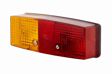 HELLA Rear light (universal) 370786/2 Mounting Type: mounting, Bolted, Fastening Type: for horizontal fastening, Light Design: Bulb Technology, Lamp Type: R10W, P21W, Voltage [V]: 24, 12, Fitting Position: Left, Height [mm]: 51, Width [mm]: 64, Light Function: with number plate light, with stop light, with indicator, with taillight, Number of light functions: 4, Plug Type: Blade Terminal, Protection Type (IP Code): IP5KX, IPX9K, Registration Type: ECE-certified, Housing Type: Synthetic Material Housing, Housing Colour: Black, Lens C 1.