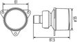 HELLA Nebelscheinwerfer (universal) 390305/2 hintere
Montageart: Einbau, Befestigungsart: Dreipunktbefestigung, Leuchten-Bauart: Halogen, Lampenart: P21W, Spannung [V]: 24, 12, Einbauposition: rechts, links, Länge [mm]: 88, Durchmesser [mm]: 55, Leuchtefunktion: mit Nebelschlusslicht, Anzahl der Leuchtefunktionen: 1, Steckerausführung: Flachstecker, erfüllt ECE-Norm: R38, Lichtscheibenfarbe: rot, Gehäusefarbe: grau, Ergänzungsartikel/Ergänzende Info 2: ohne Glühlampen, Montage/Demontage durch Fachpersonal erforderlich!: 3.