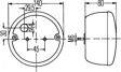 HELLA Rücklicht (universal) 371219/2 Typ: . Seite: rechts/links. Ohne Nummernschildbeleuchtung. Stecker: Ohne einen Stecker
Montageart: Anbau, geschraubt, Befestigungsart: für waagerechte Befestigung, Leuchten-Bauart: Glühlampen-Technologie, Lampenart: R5W, P21W, Spannung [V]: 24, 12, Einbauposition: links, rechts, Höhe [mm]: 80, Länge [mm]: 140, Leuchtefunktion: mit Schlusslicht, mit Blinklicht, mit Bremslicht, Anzahl der Leuchtefunktionen: 3, Steckerausführung: Flachstecker, Schutzart (IP-Code): IP5K4K, Zulassungsart: ECE-geprüf 3.