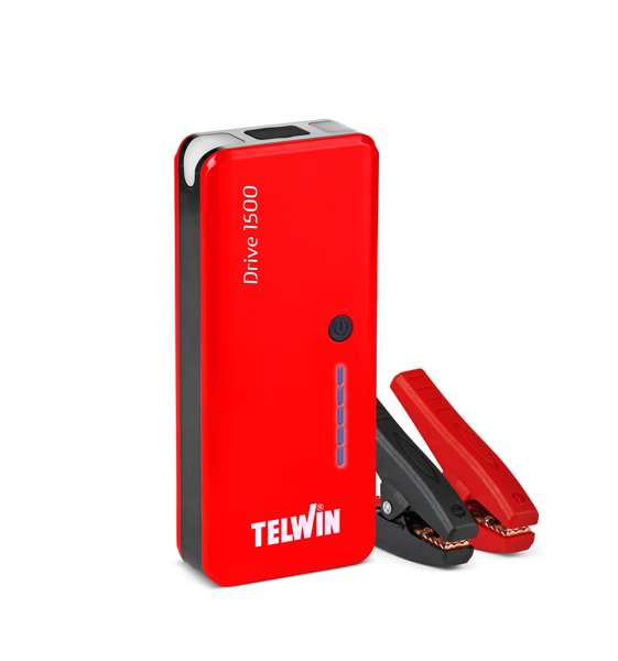 TELWIN Starthilfe Powerbank 333064 12 V, Start -up -Strom: 450 a (max. 1500 a), 12AH -Kapazität, USB: 5 V/2,1A 19V DC Ausgang