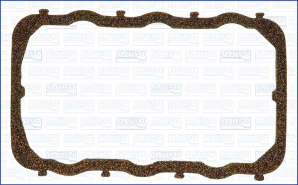 AJUSA Valve cover gasket 802344 Thickness [mm]: 4, Width [mm]: 165, Length [mm]: 265