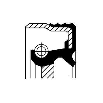 CORTECO Wellendichtring, Differential 11475186 Einbauposition: Ausgang, rechts, Innendurchmesser 1 [mm]: 33, Außendurchmesser 1 [mm]: 59, Höhe 1 [mm]: 9,3, Höhe 2 [mm]: 16,5, Material: ACM (Polyacryl-Kautschuk), Staubschutz: mit Staubschutzlippe, Drallart: Rechtsdrall