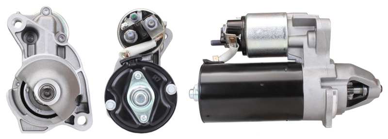 DRI Starter 10583967 Renovated. Returned products must be returned in the original boxes supplied by BORG!
Rated Power [kW]: 1,7, Voltage [V]: 12, Flange O [mm]: 76, Number of Teeth: 9, Rotation Direction: Clockwise rotation, Clamp: M8, Pin "50" M6, Number of mounting bores: 2, Number of threaded holes: 1 1.