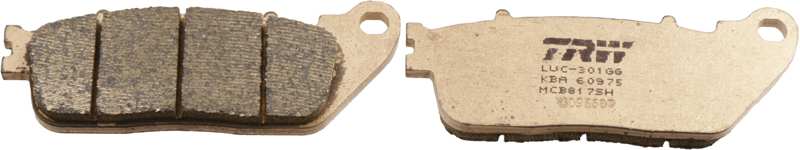 TRW Brake pad for motorcycle 199479 Set, for a brake disc!
Thickness [mm]: 9,2, Height [mm]: 37,8, Width [mm]: 99,3 1.