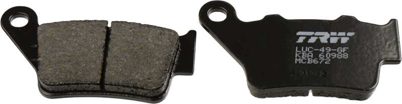 TRW Brake pad for motorcycle 199136 Set, for a brake disc!
Thickness [mm]: 9,2, Height [mm]: 41,2, Width [mm]: 77,9 1.