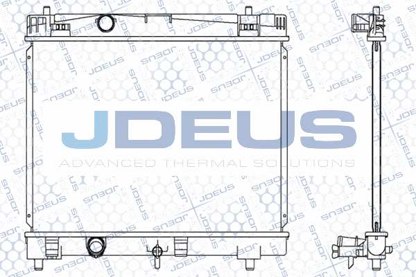 JDEUS Radiator 291432 Aluminum/plastic
Radiator type: Brazed cooling fins, Cooling fins material: Aluminium, Water Tank Material (radiator): Plastic, Core Length [mm]: 350, Core Width [mm]: 480, Core Depth [mm]: 16, Quality/ Grade: AM