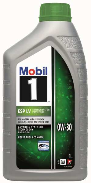 MOBIL Motorenöl 598982 Mobile 1 ESP LV, (synthetisch), 0W-30, 1L
Inhalt [Liter]: 1, Gebindeart: Flasche, Viskositätsklasse SAE: 0W-30, Herstellerfreigabe: Longlife-12 FE, MB-Approval 227.61, MB-Approval 229.61, Volvo VCC 95200377, Ölherstellerempfehlung: ACEA A5/B5, ACEA C2, API SN, API SL, API SJ, WSS-M2C920-A, Zolltarifnummer: 34031980
Kann aus Gründen der Qualitätssicherung nicht zurückgenommen werden! 1.