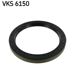 SKF Wheel hub seal 914812 Thickness [mm]: 12, 15, Inner Diameter [mm]: 120, Outer Diameter [mm]: 150, Colour: Blue, Material: NBR (nitrile butadiene rubber), Fitting Position: Front Axle, Rear Axle 1.
