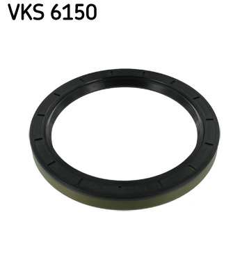 SKF Wheel hub seal 914812 Thickness [mm]: 12, 15, Inner Diameter [mm]: 120, Outer Diameter [mm]: 150, Colour: Blue, Material: NBR (nitrile butadiene rubber), Fitting Position: Front Axle, Rear Axle 1.