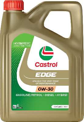 CASTROL Motor oil 122566 Edge Fluid Titanium Technology 0W-30, 4 l, synthetic
Oil: Synthetic Oil, Oil Viscosity Classification SAE: 0W-30, Packing Type: Bottle, Capacity [litre]: 4, SAE viscosity class: 0W-30, Manufacturer Approval: BMW Longlife-04, BMW Longlife-19 FE, MB 226.5, MB 229.31, MB 229.51, OPEL OV 040 1547-D30, OPEL OV 040 1547-G30, Renault RN 0700, Renault RN 0710
Cannot be taken back for quality assurance reasons! 1.