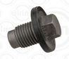 ELRING Oil sump 67293 M14x1,5
Thread Size: M14x1,5x18, Bolt Head-/Nut Design: Male Hex, Supplementary Article/Info 2: with seal ring 1.