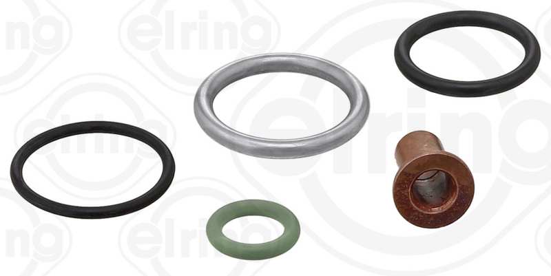 ELRING O-ring set 67255 Number of sealing rings: 4, Supplementary Article/Info 2: with copper casing 1.