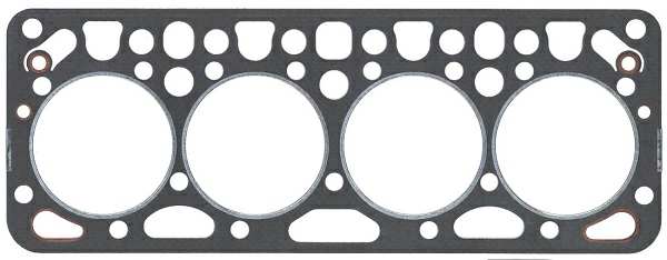 ELRING Cyilinder head gasket 61658 Thickness [mm]: 1,27, Installed thickness [mm]: 1,2, Diameter [mm]: 98,5, Gasket Design: Fibre Composite 1.