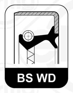 ELRING Wheel hub seal