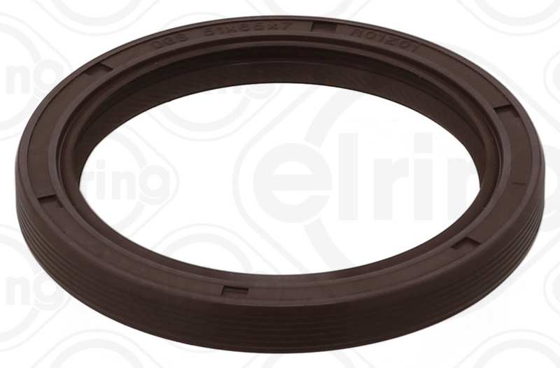 ELRING Camshaft seal 10810872 Right screw with dust protector
Inner diameter [mm]: 51, Outer diameter [mm]: 65, Height [mm]: 7, Radial Shaft Seal Design: ASW, Swirl Type: Right-hand Twist, Material: FPM (fluoride rubber), Dust Cover: with dust lip 1.