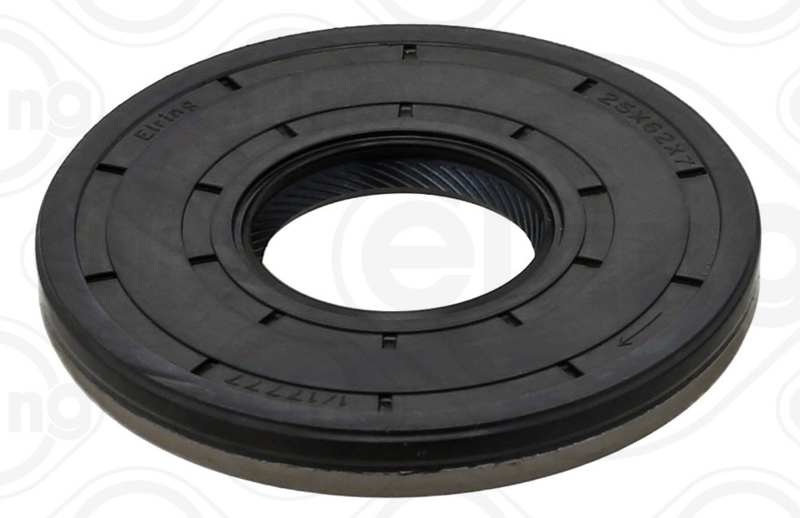 ELRING Transmission gear seal 11019039 5 pcs/pack
Inner diameter [mm]: 25, Outer diameter [mm]: 62, Height [mm]: 7, Radial Shaft Seal Design: A/BS, Swirl Type: Right-hand Twist, Material: ACM (Polyacrylate), Dust Cover: with dust lip 1.