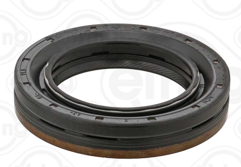 ELRING Transmission gear seal 11019041 Inner diameter [mm]: 43, Outer diameter [mm]: 64, Height [mm]: 11,5, Radial Shaft Seal Design: A/BS, Material: ACM (Polyacrylate), Dust Cover: with dust lip 1.