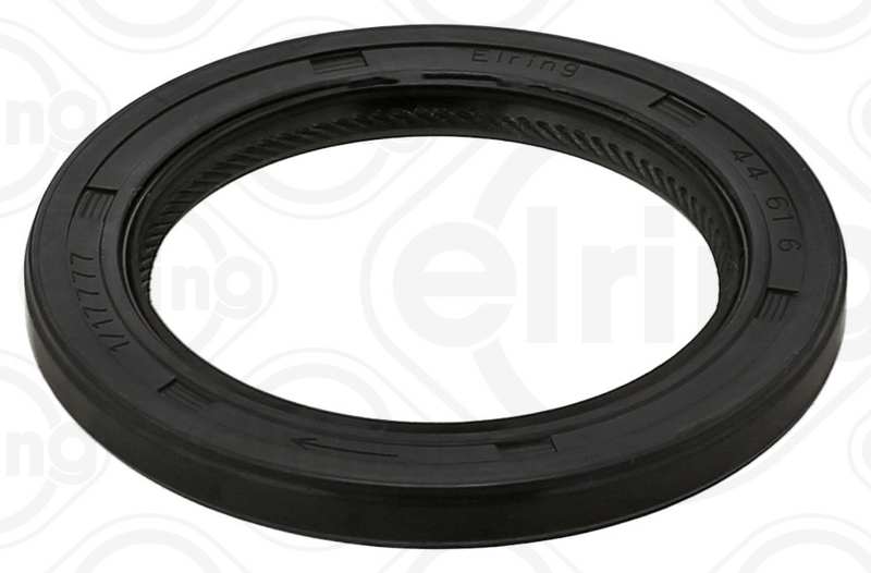 ELRING Transmission gear seal 11113553 Inner diameter [mm]: 44, Outer diameter [mm]: 61, Height [mm]: 6, Radial Shaft Seal Design: AS, Swirl Type: Right-hand Twist, Material: ACM (Polyacrylate), Dust Cover: with dust lip 1.