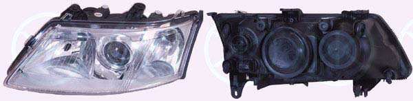 KLOKKERHOLM Headlamp 10726473 Fitting Position: Left, Illuminance [lx]: 37,5, Lamp Type: H7/H7, Supplementary Article/Info 2: with motor for headlamp levelling, Manufacturer Restriction: Depo