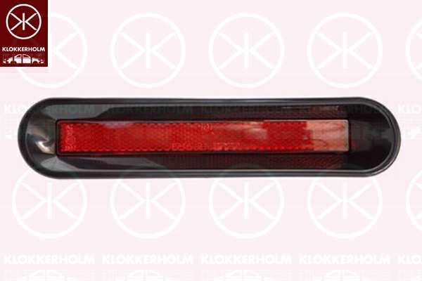 KLOKKERHOLM Rückstrahler 625997 Linke, hintere
Einbauseite: hinten links, Farbe: rot, Ergänzungsartikel/Ergänzende Info: mit lampenträger