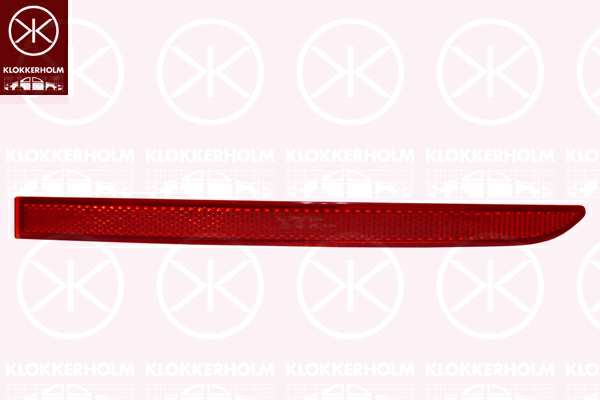 KLOKKERHOLM Reflector 630560 rear right
Fitting Position: Right Rear, Colour: Red