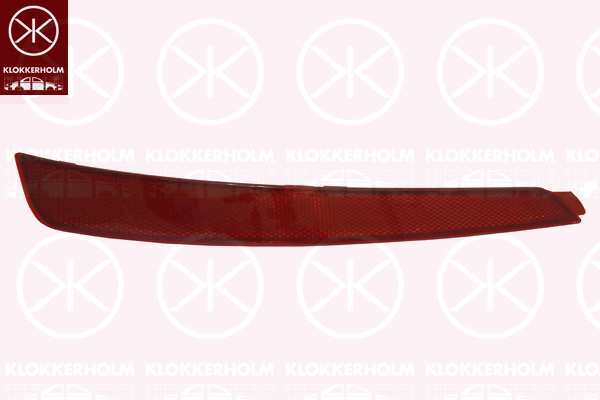 KLOKKERHOLM Rückstrahler 744931 Rechte. hintere
Einbauseite: hinten rechts, Farbe: rot