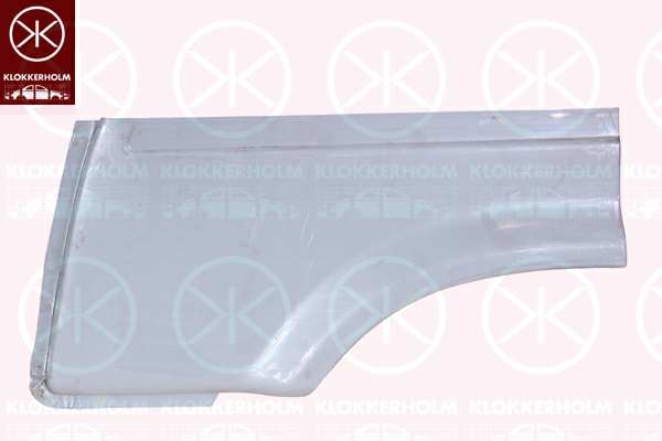 KLOKKERHOLM Einstiegblech 637413 Erstens, rechts, erster Eckteil, 1991-
Einbauseite: vorne rechts
