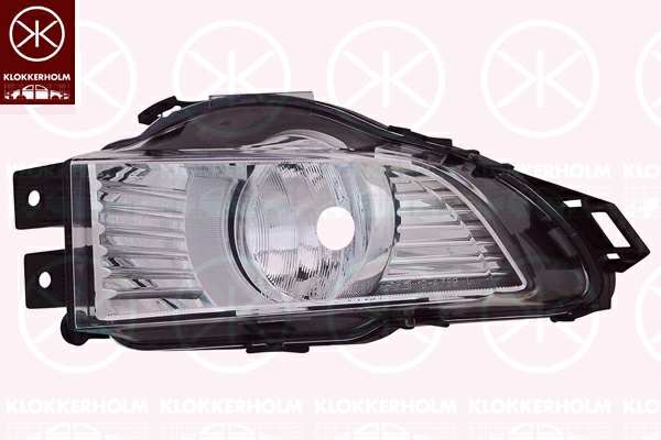 KLOKKERHOLM Nebelscheinwerfer 10682290 Einbauseite: vorne links, Qualität: A1, Lampenart: H10, Herstellereinschränkung: ZKW 
Einbauposition: vorne links, Lampenart: H10, Herstellereinschränkung: ZKW