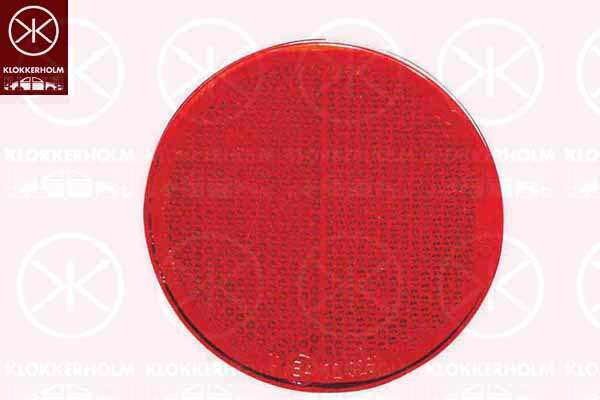 KLOKKERHOLM Reflector 10681012 Fitting Position: Rear, Colour: Red