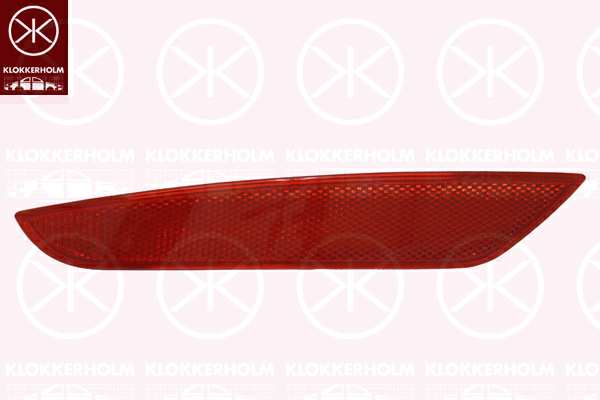 KLOKKERHOLM Reflector 748574 rear left
Fitting Position: Left Rear, Colour: Red