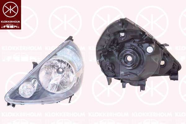 KLOKKERHOLM Headlamp 10726216 Better Stanley-Type, Black, LWR Standing Motor, H4
Fitting Position: Right, Lamp Type: H4, Manufacturer Restriction: Stanley-type, Supplementary Article/Info 2: without motor for headlamp levelling, Housing Colour: Black