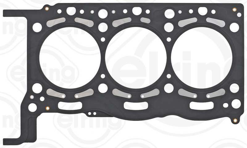 ELRING Cyilinder head gasket 69721 Fitting Position: Right, Thickness [mm]: 1,63, Number of Holes: 2, Diameter [mm]: 84, Gasket Design: Multilayer Steel (MLS)