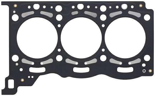 ELRING Cyilinder head gasket 69724 Fitting Position: Left, Thickness [mm]: 1,63, Notches/Holes Number: 2, Diameter [mm]: 84, Gasket Design: Multilayer Steel (MLS)