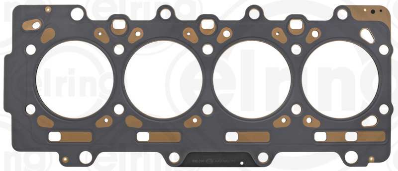 ELRING Cyilinder head gasket 71032 Thickness [mm]: 1,42, Installed thickness [mm]: 1,42, Notches/Holes Number: 1, Piston Protrusion from [mm]: 0,610, Piston Protrusion to [mm]: 0,709, Diameter [mm]: 98,5, Gasket Design: Multilayer Steel (MLS), Number of layers: 3