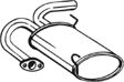 BOSAL Auspufftopf 550674 zusätzlich benötigte Artikel siehe Zubehörliste: 2.