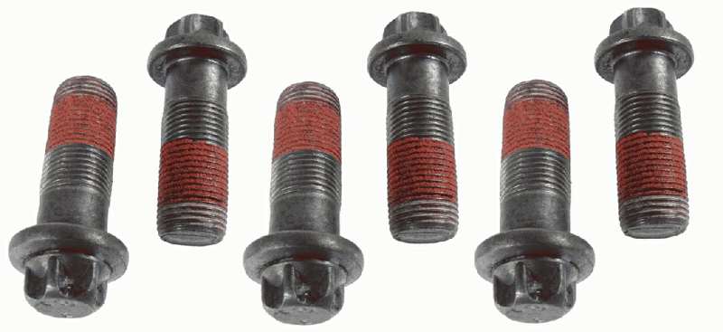SACHS Schwungrad-Schraubensatz 10463818 Gewindemaß: 6x M12x1x31, Anzahl der Schrauben: 6