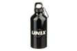 UNIX Aluminium-Kantine 11472425 Aluminiumflasche mit Karabiner, schwarz, mit Unix Logo, 400 ml 1.