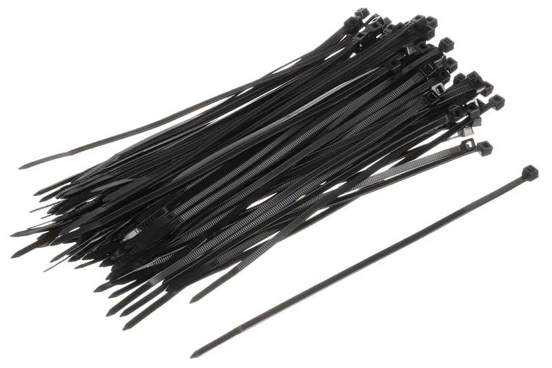 A.Z. MEISTERTEILE Cable ties 11392728 3.6X200 mm, 100 pcs/pack, Black