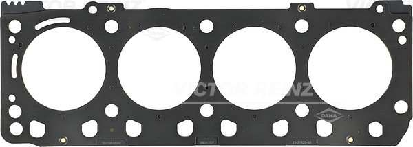 VICTOR REINZ Cyilinder head gasket 10437658 Gasket Design: Multilayer Steel (MLS), Thickness [mm]: 1,61, Diameter [mm]: 97, Notches / Holes Number: 3, only in connection with: 14-32252-03