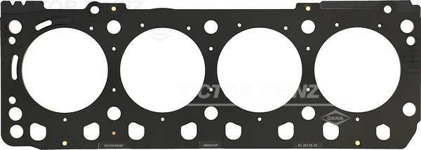VICTOR REINZ Cyilinder head gasket 10437660 Gasket Design: Multilayer Steel (MLS), Thickness [mm]: 1,57, Notches / Holes Number: 2