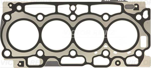 VICTOR REINZ Cyilinder head gasket 859999 Gasket Design: Multilayer Steel (MLS), Thickness [mm]: 1,3, Diameter [mm]: 75,7, Notches / Holes Number: 6 
Gasket Design: Multilayer Steel (MLS), Thickness [mm]: 1,3, Diameter [mm]: 75,7, Notches/Holes Number: 3
